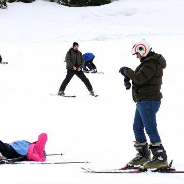 Ilgaz Dağı’ndaki Yurduntepe Kayak Merkezi yoğun ilgi gördü