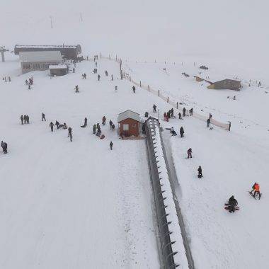Isparta Davraz Kayak Merkezi bayramda yoğunluk yaşadı