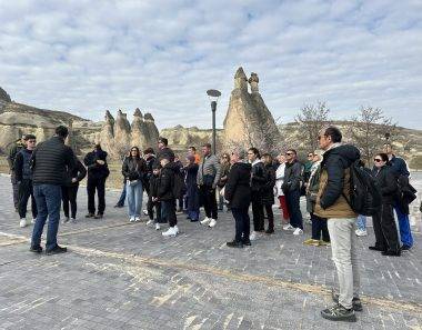 Kapadokya Ramazan Bayramı'nda ziyaretçi akını yaşadı
