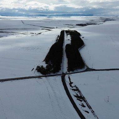 Benliahmet İstasyonu karlar altında kartpostalları andırdı