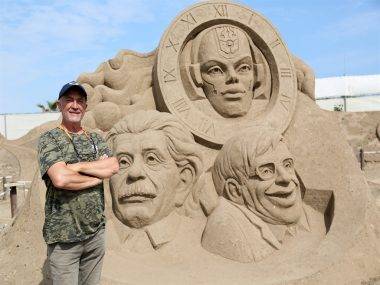 Kuma harikalar yarattılar: Antalya Kum Heykel Festivali kapılarını açıyor