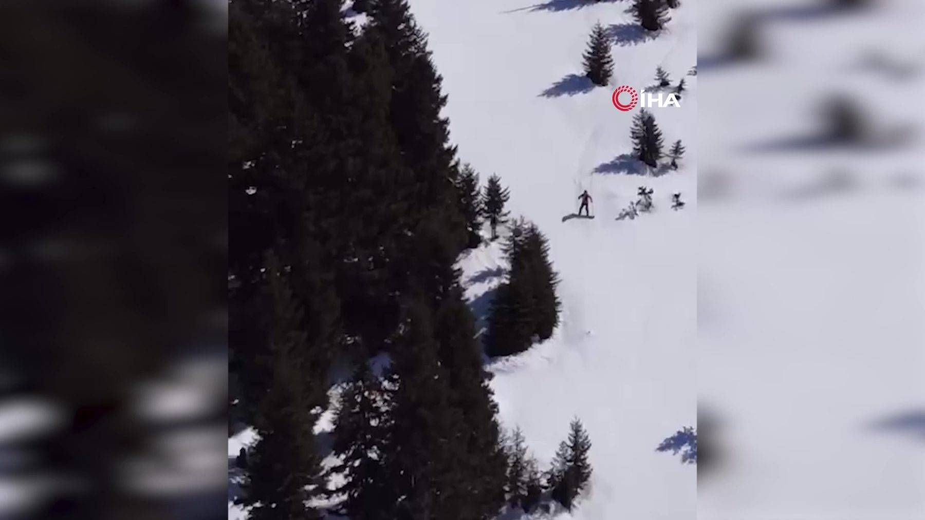 Kayakseverlerden tam not: Kümbet Yaylası'nda Snowboard keyfi