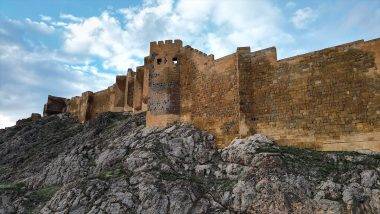 ​​​​​​​Mor ve mavi çinileri ile dikkat çeken Barburt Kalesi, tarihinin keşfedilmesi için gün sayıyor