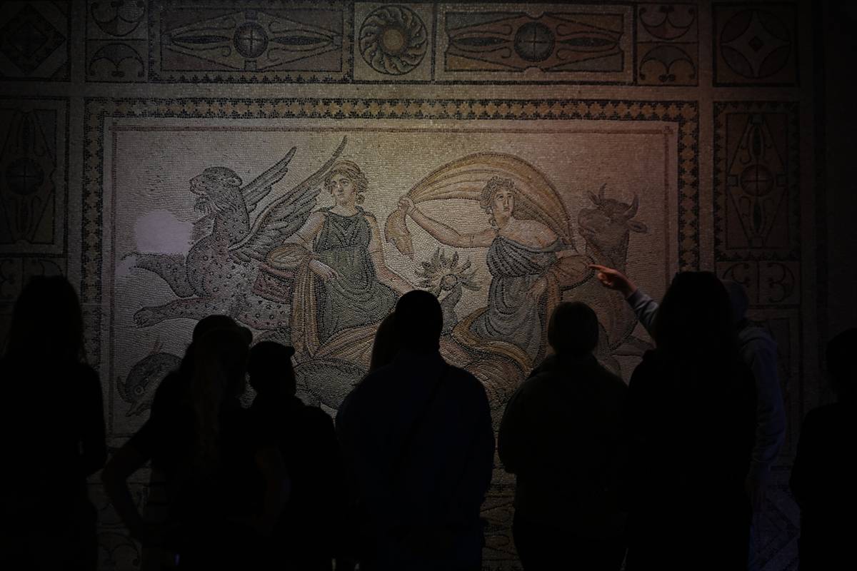 Cumhurbaşkanlığı'ndan ödüllü Zeugma Mozaik Müzesi 2026 yılına hızlı başladı