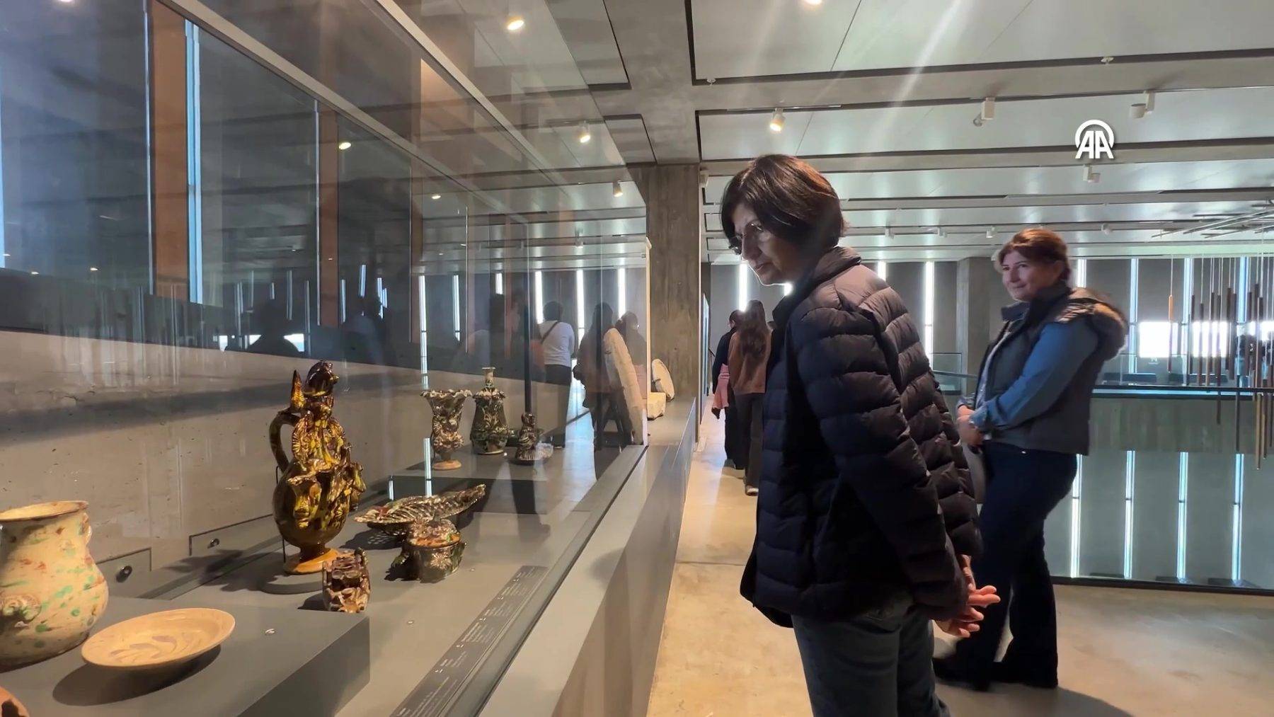 Saklı kalan hikayeleri dinlediler: Troya Müzesi'nde rehberli tur etkinliği