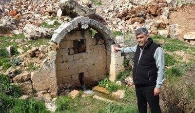 500 yıllık çeşmeleri gören köylünün yüzü güldü! Gaziantep'te kar ve yağmur bereketi