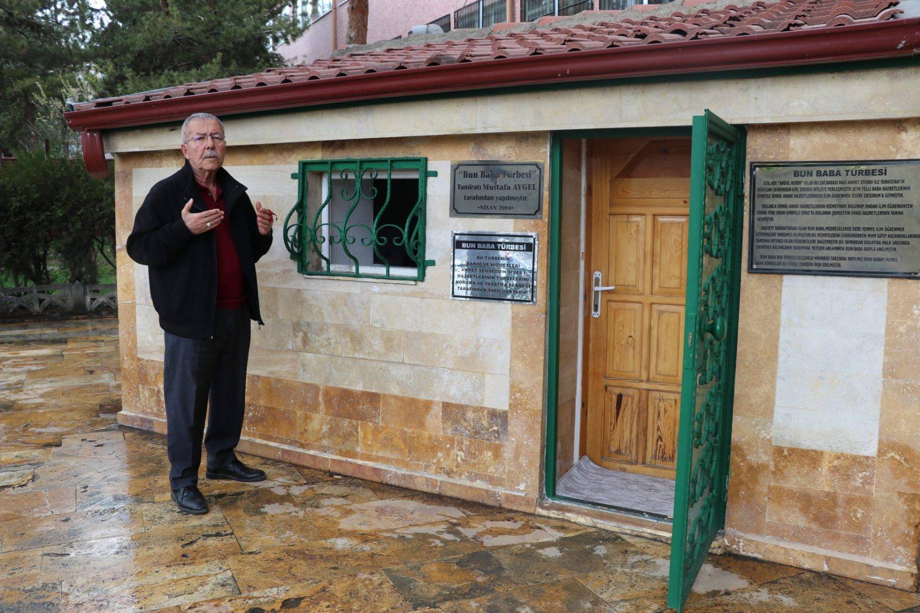 Hastane bahçesinde türbe! Sivas'ın ilginç rivayetli Bun Baba Türbesi