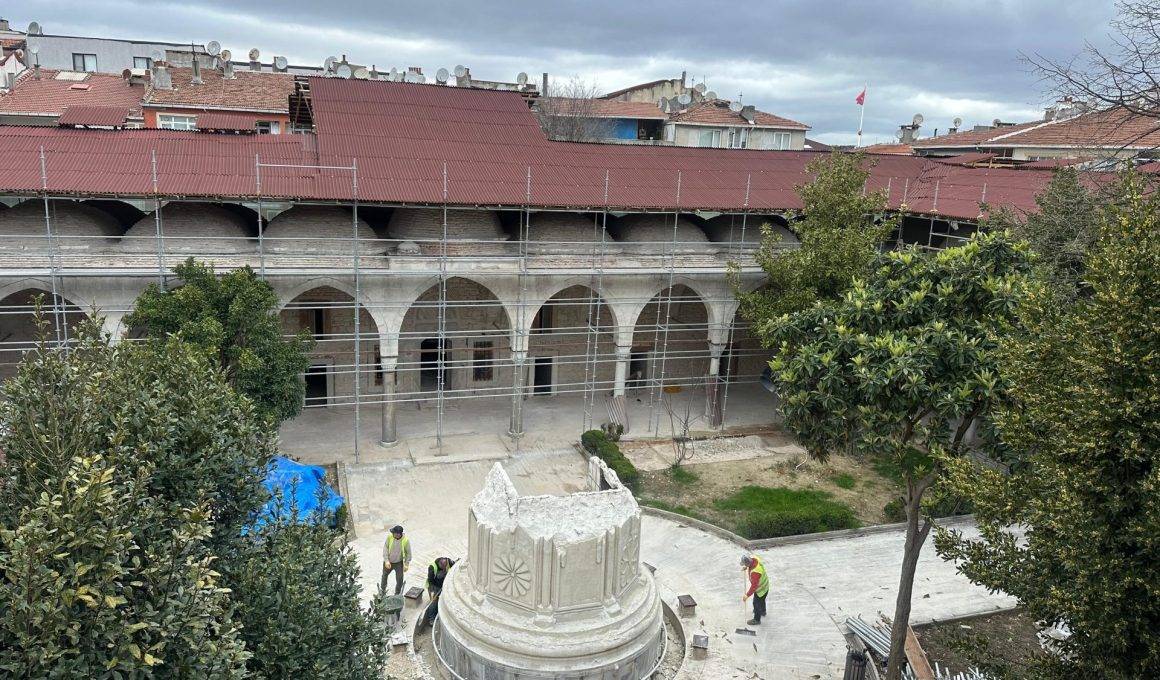 Mimar Sinan'ın nadir eseri: 470 yıllık Gazi Kara Ahmet Paşa Külliyesi çalışmaları devam ediyor