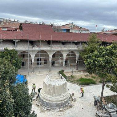 Mimar Sinan'ın nadir eseri: 470 yıllık Gazi Kara Ahmet Paşa Külliyesi çalışmaları devam ediyor