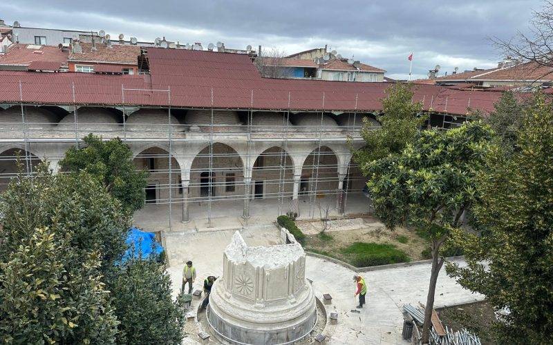 Mimar Sinan'ın nadir eseri: 470 yıllık Gazi Kara Ahmet Paşa Külliyesi çalışmaları devam ediyor