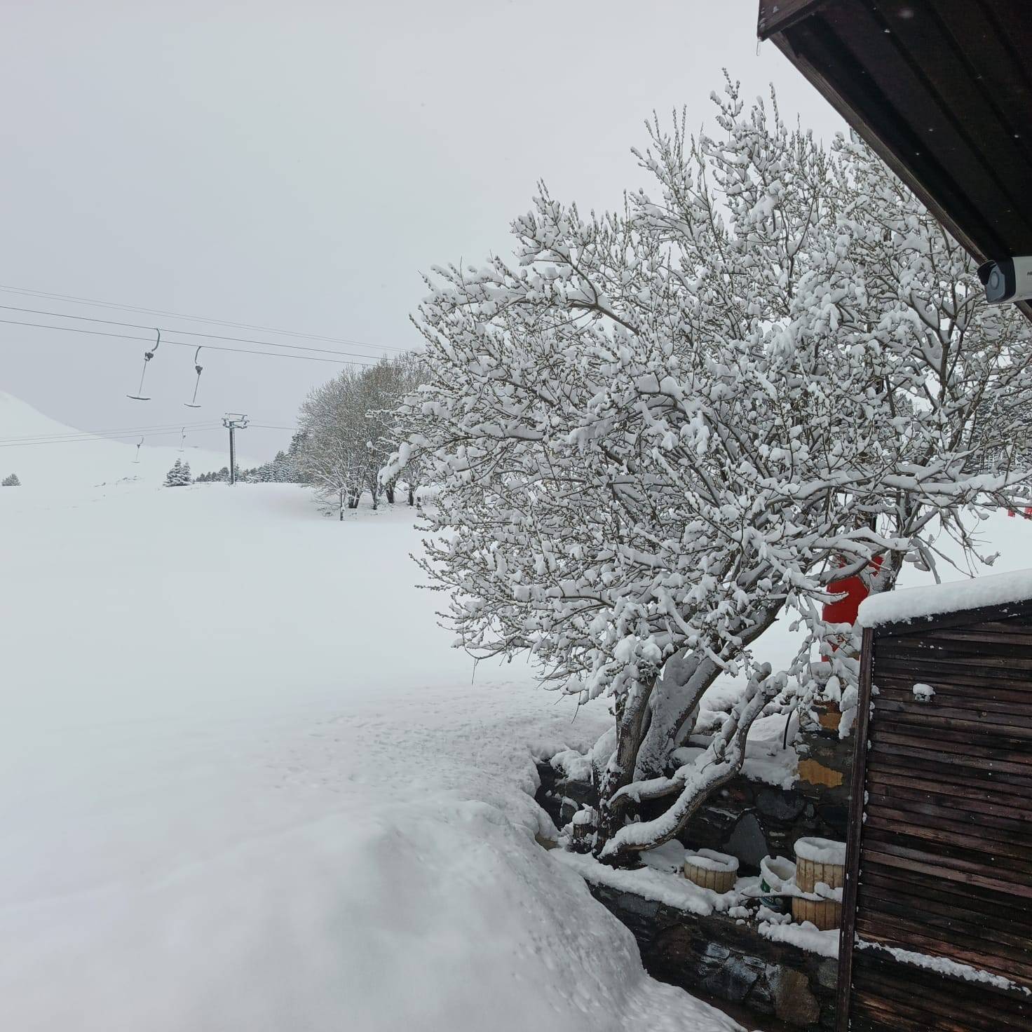 Uludağ'da kış bitmiyor: Nisan ayı sonunda beyaz örtüyle kaplandı