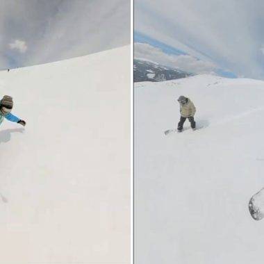 Kayakseverlerden tam not: Kümbet Yaylası'nda Snowboard keyfi