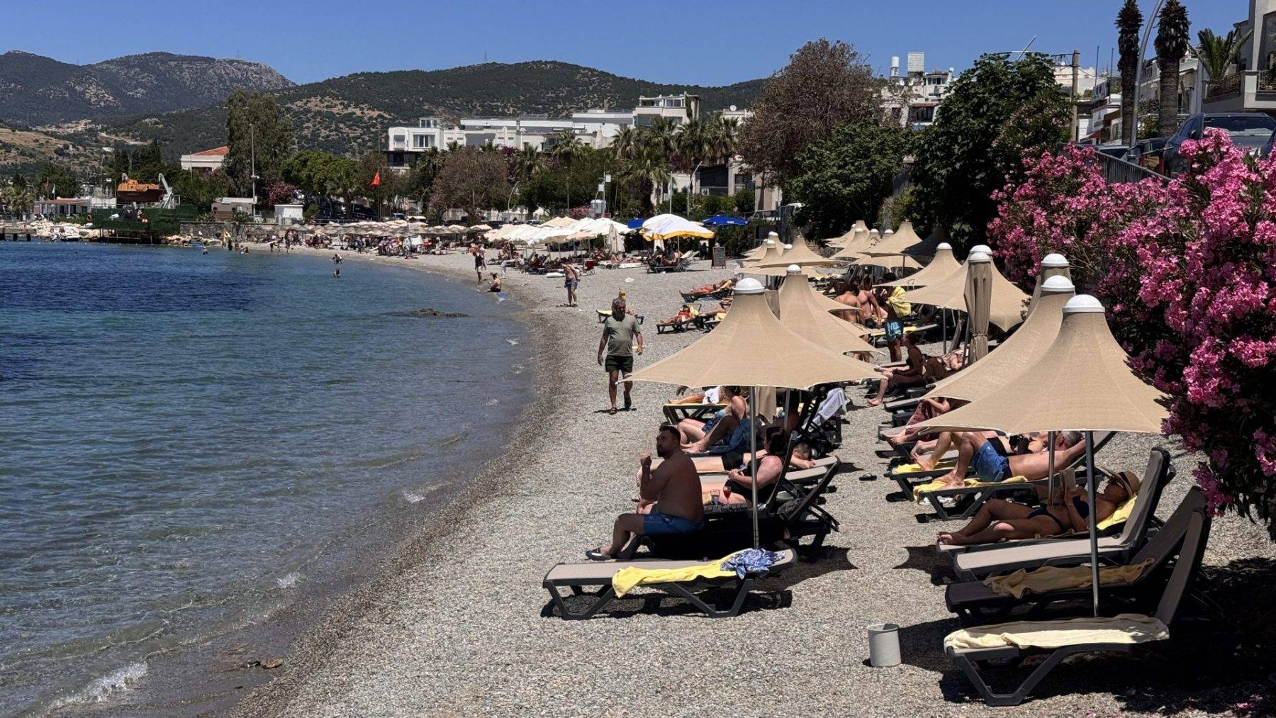 Muğla'nın sahilleri Kurban Bayramı'nın son gününü de hareketli geçirdi