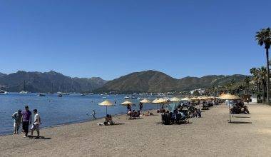 Muğla'nın sahilleri Kurban Bayramı'nın son gününü de hareketli geçirdi