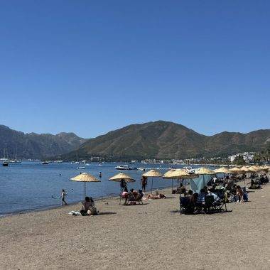Muğla'nın sahilleri Kurban Bayramı'nın son gününü de hareketli geçirdi