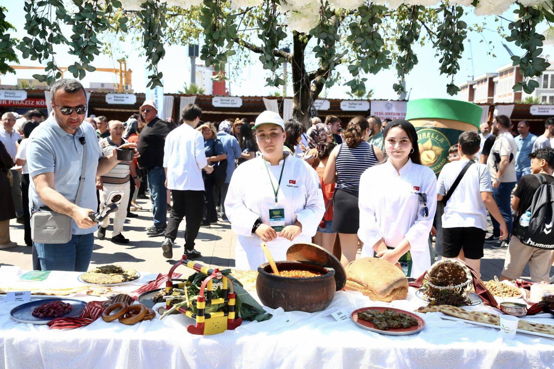 Giresun'un Yeşil Lezzetleri Gastronomi Festivali ile yöresel lezzetler rüzgarı esti
