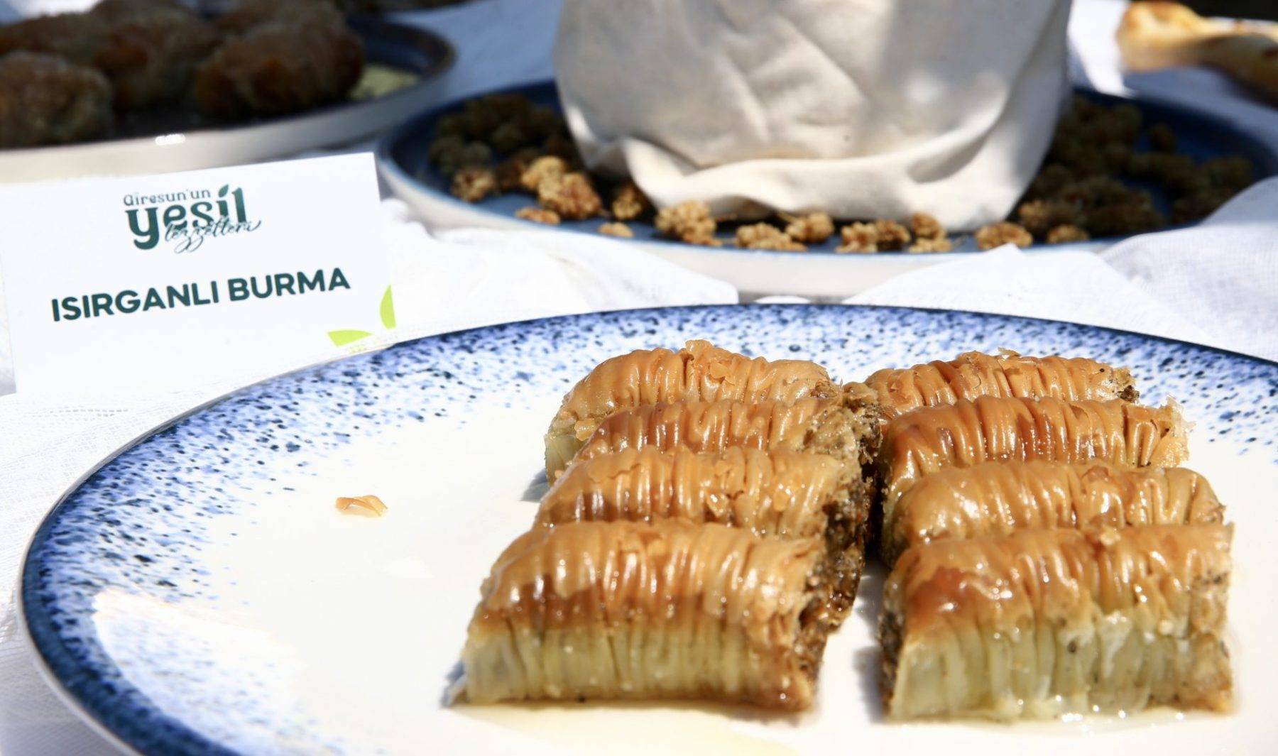 Giresun'un Yeşil Lezzetleri Gastronomi Festivali ile yöresel lezzetler rüzgarı esti