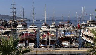 Masmavi koyları görmek isteyen çok: Bodrum'da tekne turları yoğun ilgi görüyor