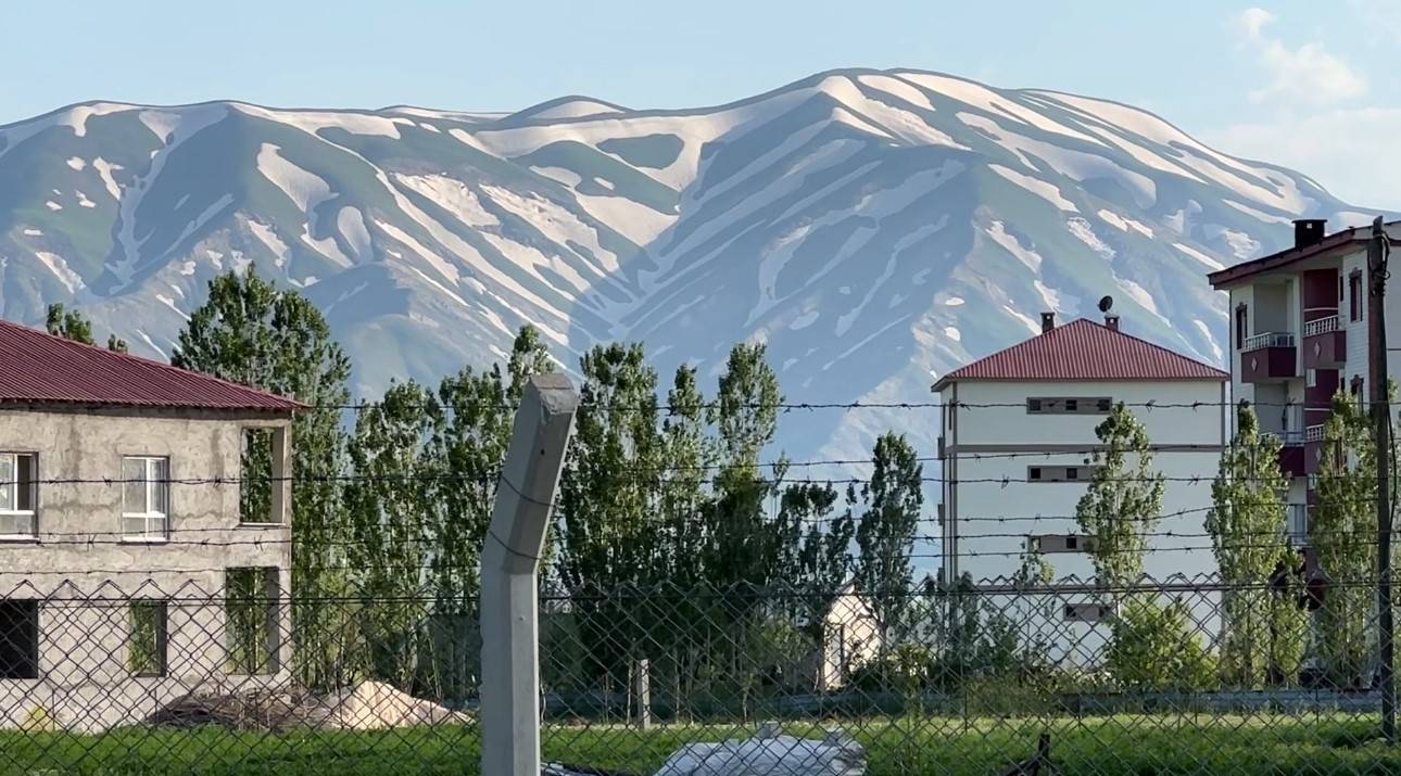 Gören bir daha baktı! Yüksekova'da dağlar zebra deseniyle kaplandı
