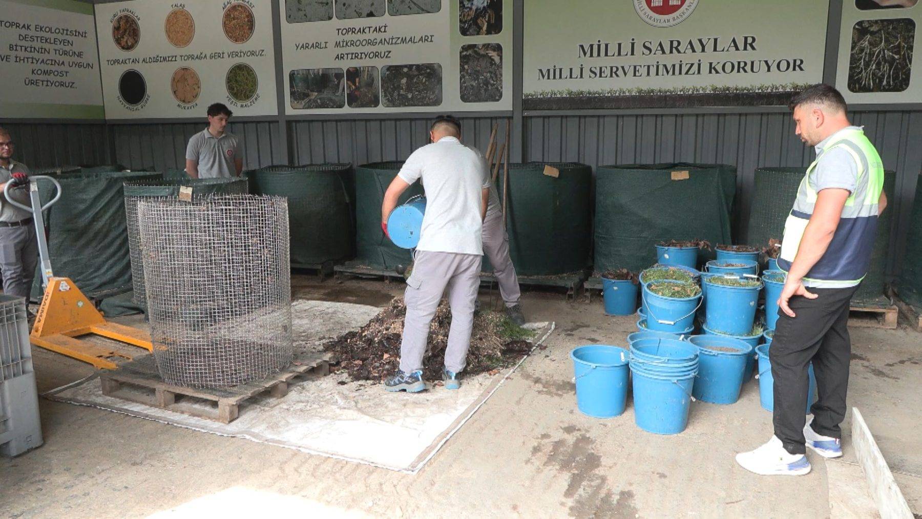 Beykoz Cam ve Billur Müzesi'nde Kompost Üretim Merkezi açıldı