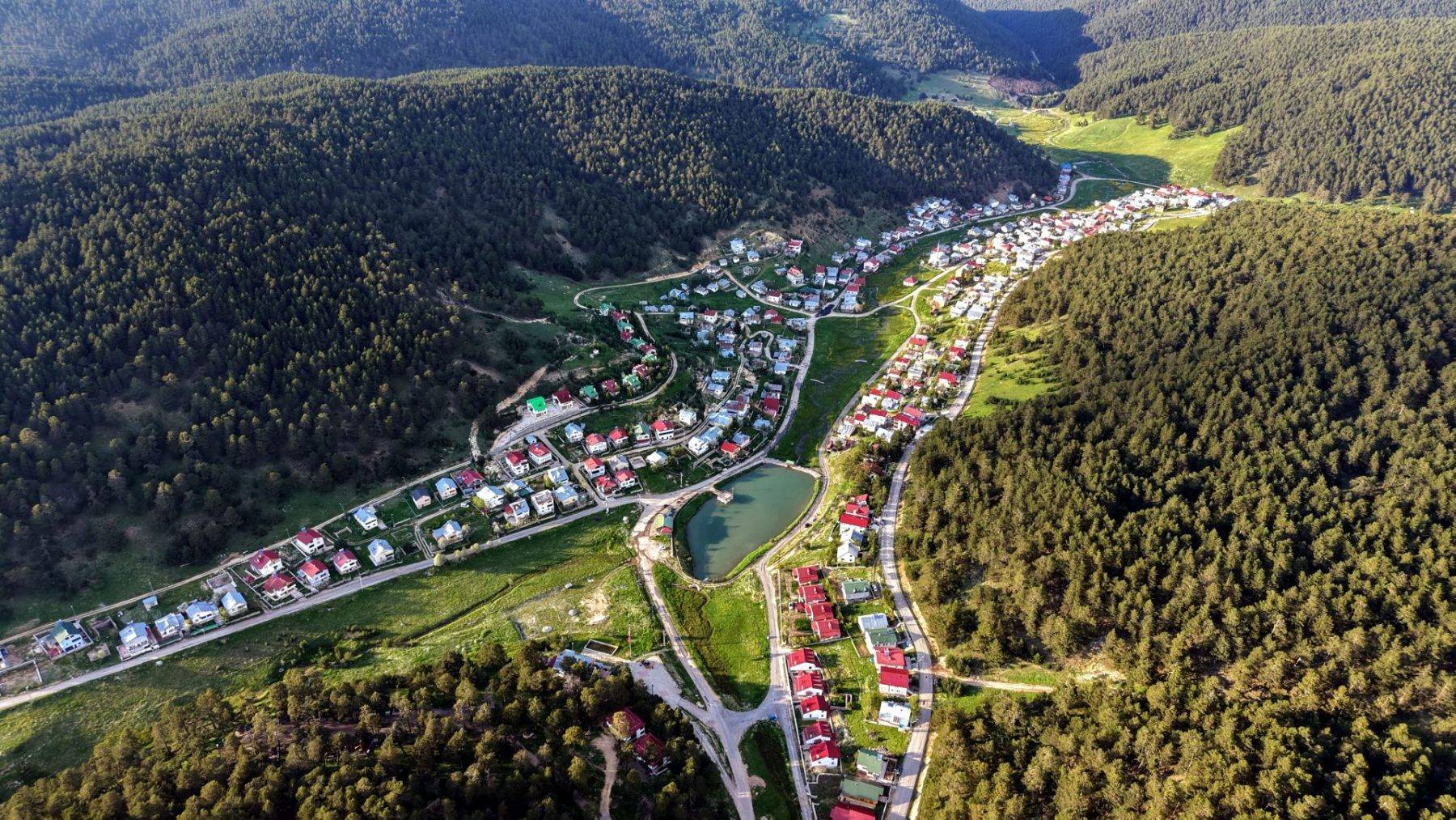 Gören İsviçre sanıyor! Eğriçimen Yaylası rengarenk haliyle mest etti