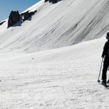 Erciyes'te haziran ayında kayak keyfi: Kar kalitesine hayran kaldılar