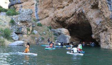 Siverek'in saklı cenneti Takoran Vadisi SUP sporcularına ev sahipliği yaptı