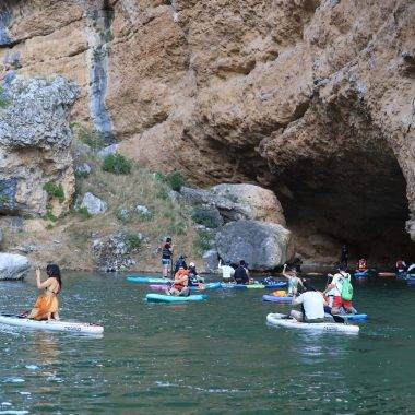 Siverek'in saklı cenneti Takoran Vadisi SUP sporcularına ev sahipliği yaptı
