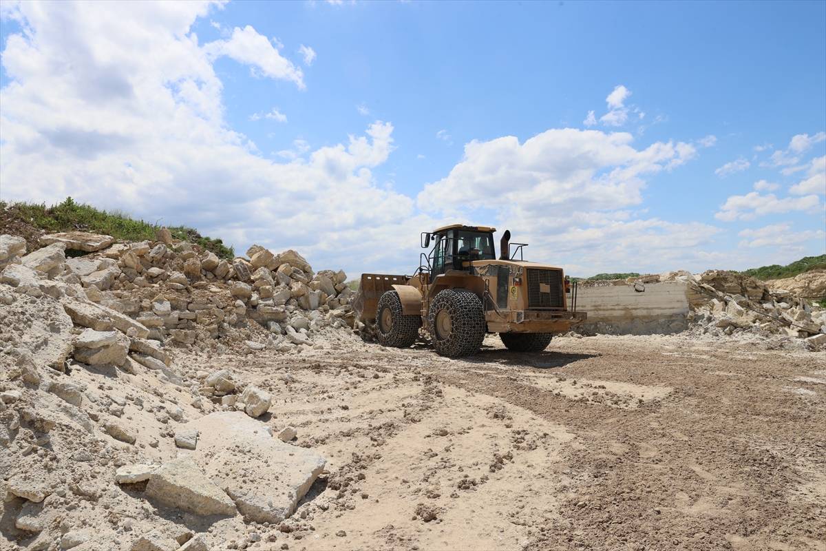 Edirne'nin özel taşı ilk kez Ayasofya restorasyonunda kullanılıyor