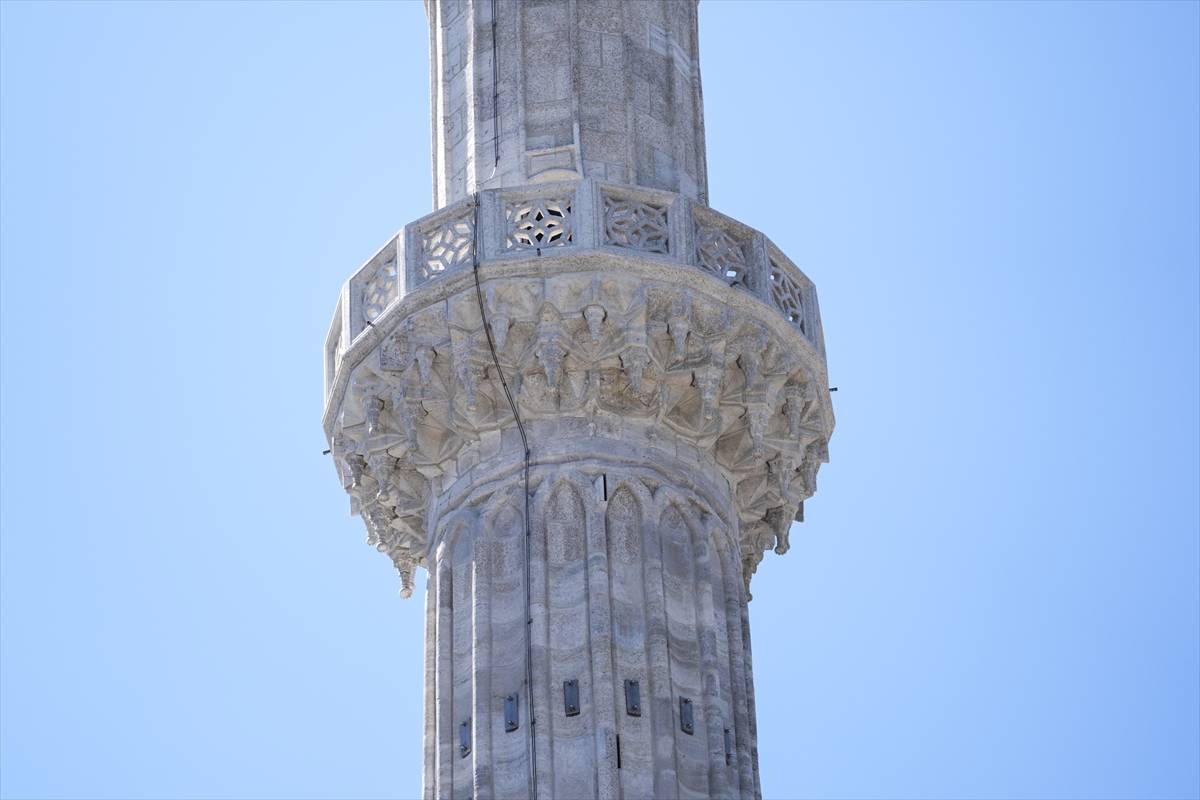 Edirne'nin özel taşı ilk kez Ayasofya restorasyonunda kullanılıyor
