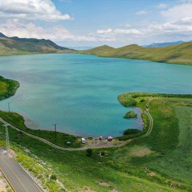 Köylü gözü gibi bakıyor: Deniz gölü eşsiz güzelliği ile mest ediyor