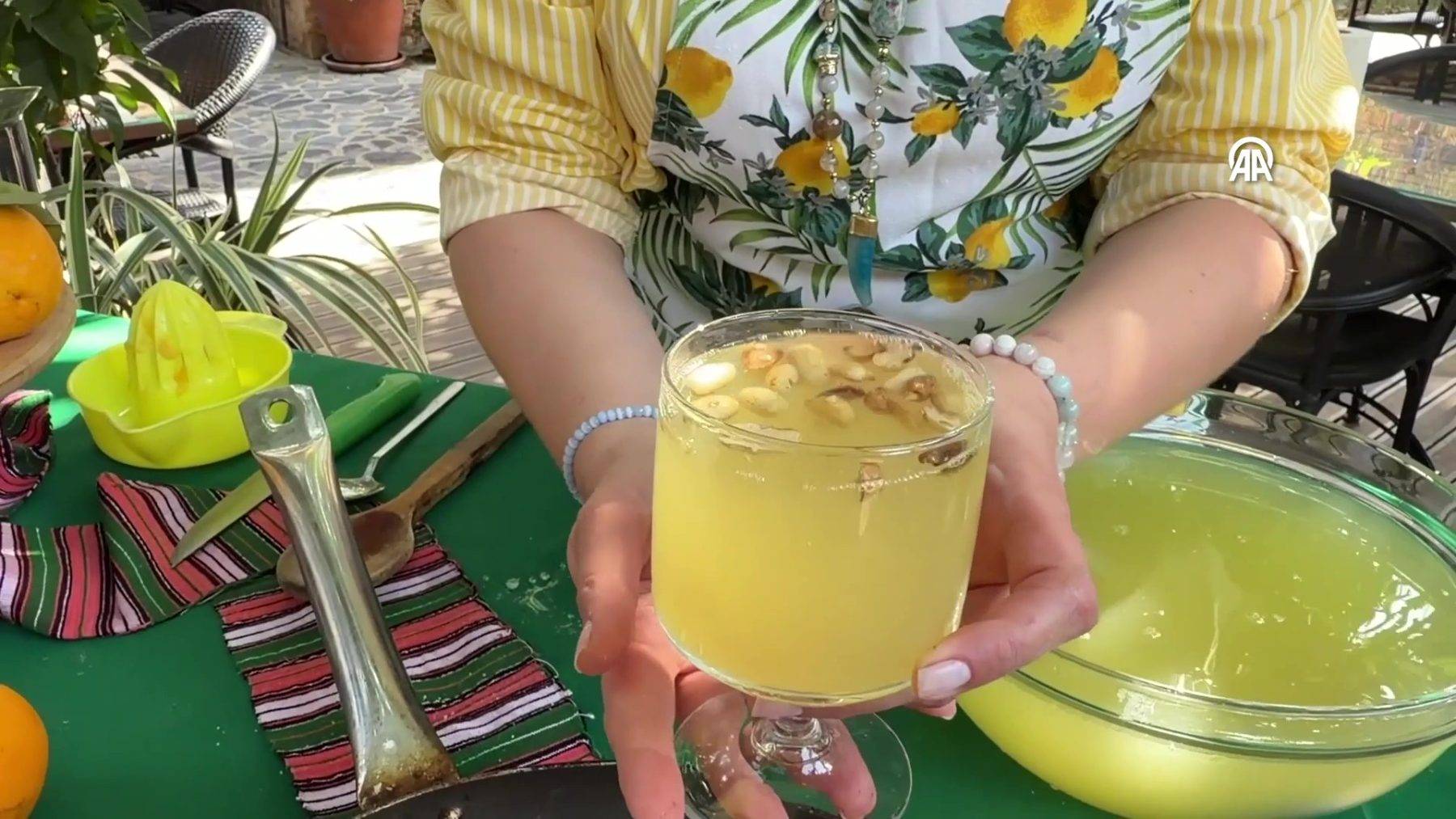 Türkiye'de benzeri az! Fıstıklı limonata önce şaşırtıp sonra serinletiyor 