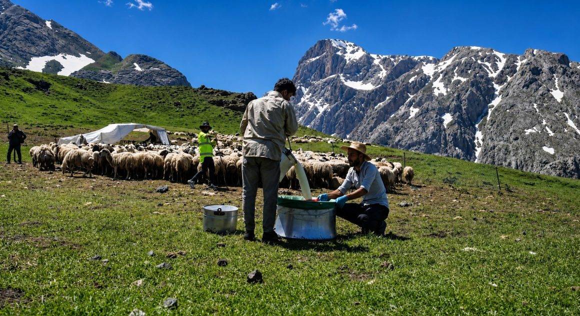 Erzincan'ın ünlü lezzeti için zorlu mesai: Munzur Dağları yaylalarında eşsiz anlar