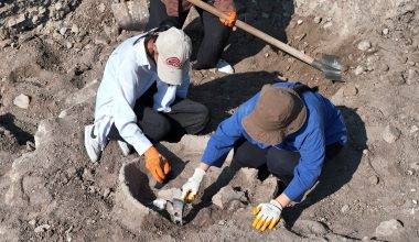 Çanakkale'deki kutsal alanda dikkat çeken 1500 yıllık buluntu