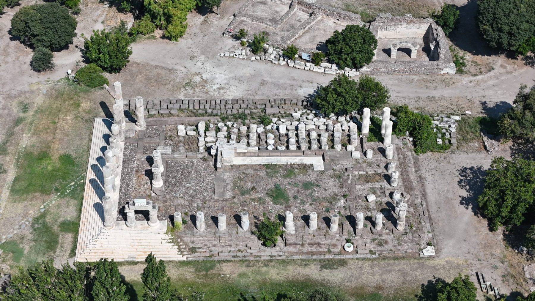 Çanakkale'deki kutsal alanda dikkat çeken 1500 yıllık buluntu