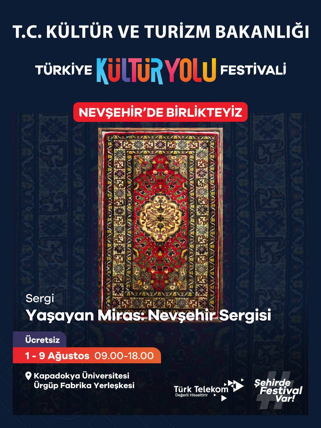 Nevşehir'in masalsı atmosferi Türkiye Kültür Yolu Festivali ile taçlanıyor!