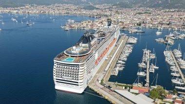 Devasa yüzen otel 4 binden fazla turisti Marmaris ile buluşturdu