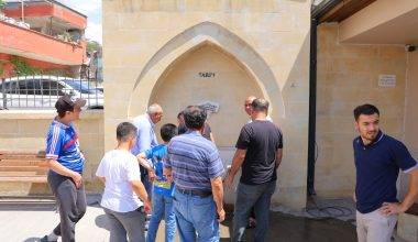 Kahramanmaraş'ta cami avlusundaki şifalı suya yoğun ilgi: Tek bir kuralı var!