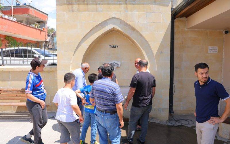 Kahramanmaraş'ta cami avlusundaki şifalı suya yoğun ilgi: Tek bir kuralı var!