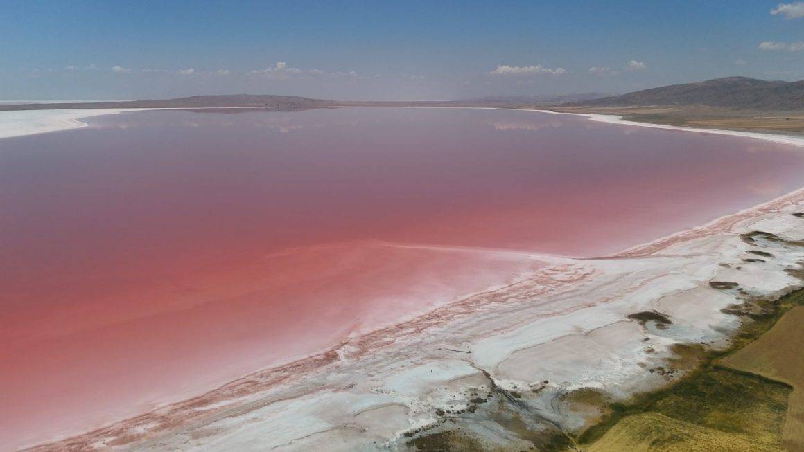 Türkiye’nin en büyük ikinci gölü olan Tuz Gölü, özellikle yaz mevsiminde büründüğü pembe rengiyle hem eşine zor rastlanır bir deneyim yaşamak isteyenler hem de şifa arayanlar tarafından yoğun ilgi görüyor.