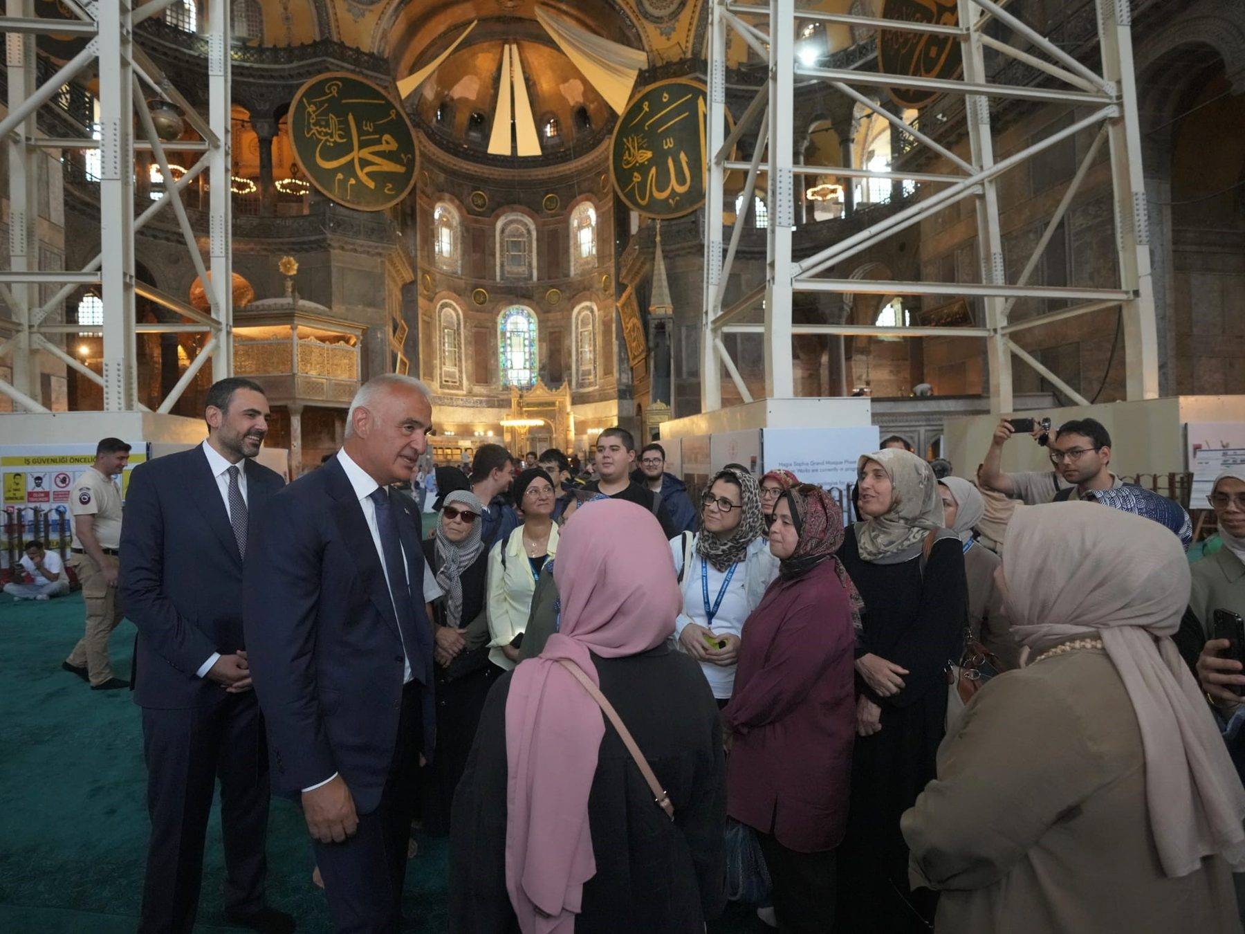 Ayasofya'daki tarihin en kapsamlı restorasyonunda 4 etaptan 3'ü tamamlandı
