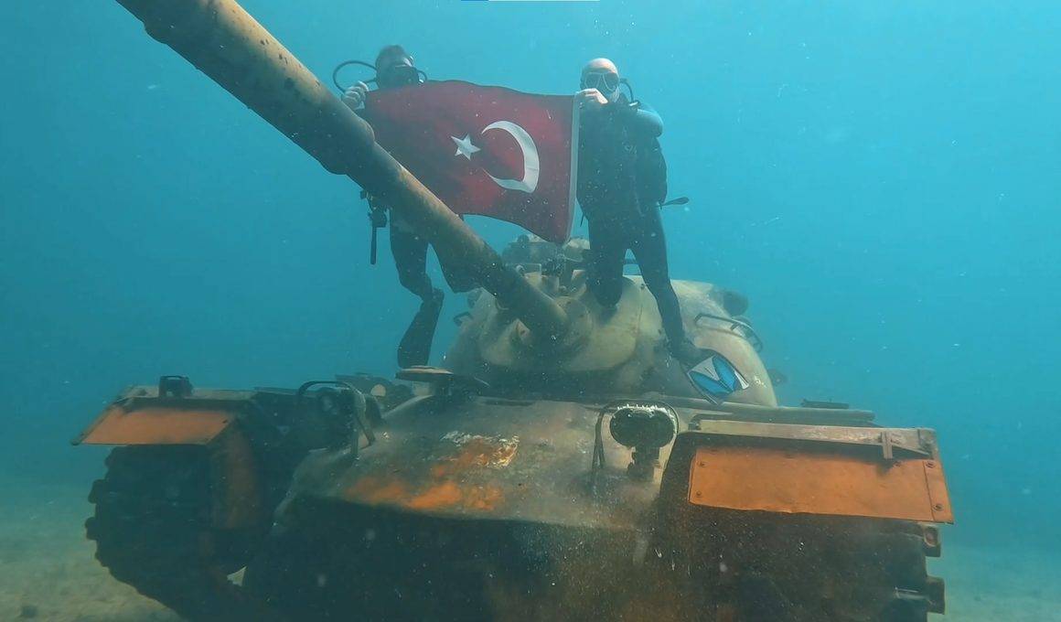 Tank, uçak ve daha fazlası: Saros Körfezi dalış turizminde ilk tercihlerden oldu