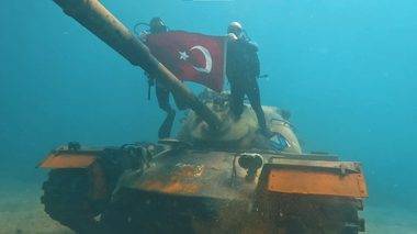 Tank, uçak ve daha fazlası: Saros Körfezi dalış turizminde ilk tercihlerden oldu