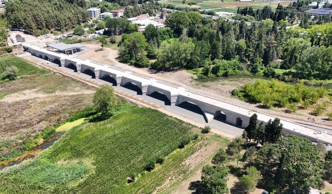 Sakarya'nın 1400 yıllık mirası Justinianus Köprüsü ziyarete açıldı