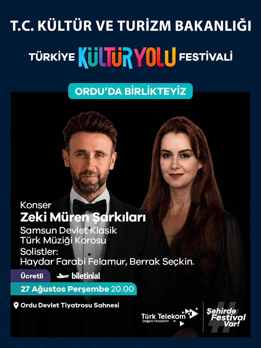 Ordu ilk kez Türkiye Kültür Yolu Festivali'ne ev sahipliği yapacak