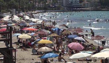 Sarı Yaz dönemi başladı! Tatilciler eylül ayında Kuşadası'nın tadını çıkardı