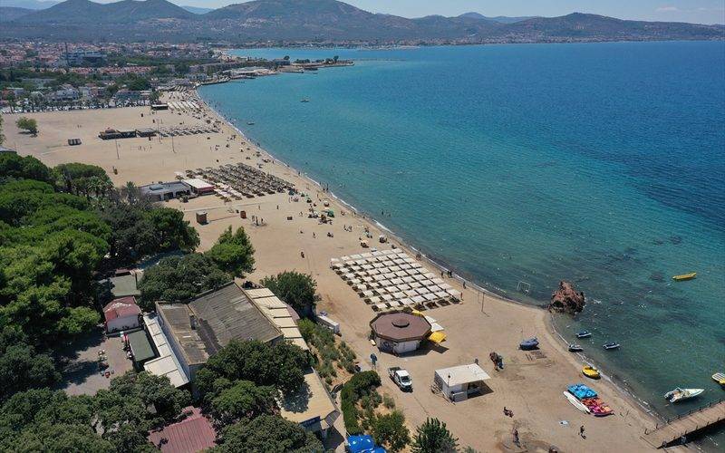 Yaz sezonun favorilerinden Edremit Körfezi'nde turizm kasıma uzuyor