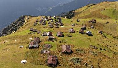 Trabzon yaylalarında sonbahar zamanı: Beklenen renkler kendini gösterdi