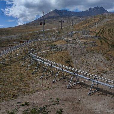 Erciyes'te heyecan katlanacak! 1100 metrelik dağ kızağı hizmete alınıyor