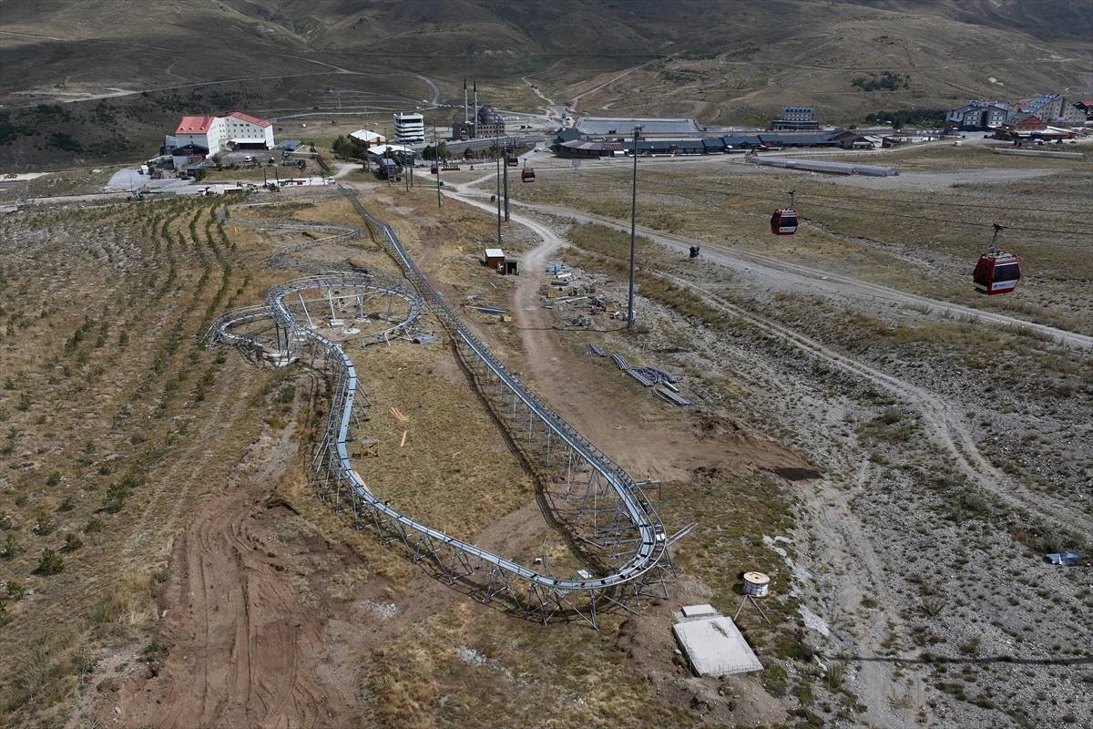 Erciyes'te heyecan katlanacak! 1100 metrelik dağ kızağı hizmete alınıyor